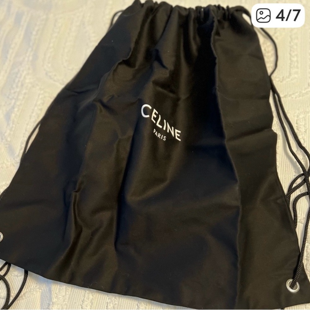 Celine Black Drawstring Backpack - image 1